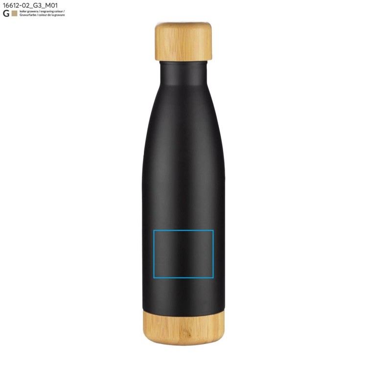 Butelka termiczna TILLI 500 ml czarny