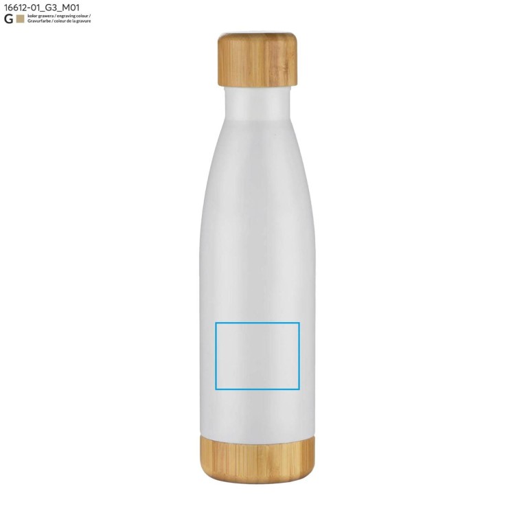 Butelka termiczna TILLI 500 ml biały