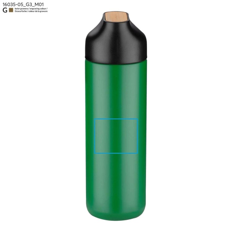 Butelka termiczna ELSA 600 ml zielony