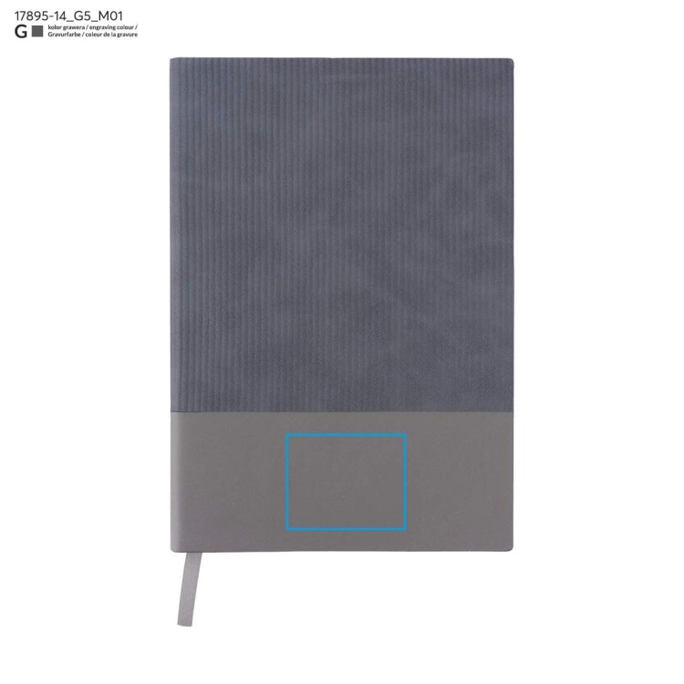 Notes FLAF A5 popielaty (szary)