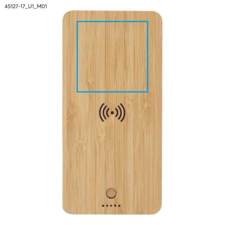 Power bank BORRA 10000 mAh beżowy (naturalny)