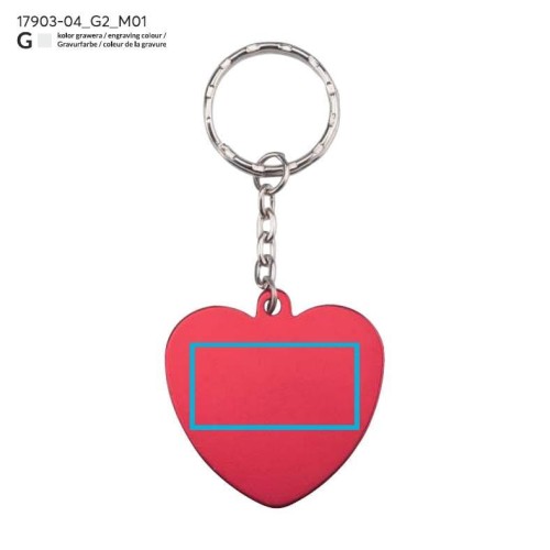 Brelok AMARE czerwony