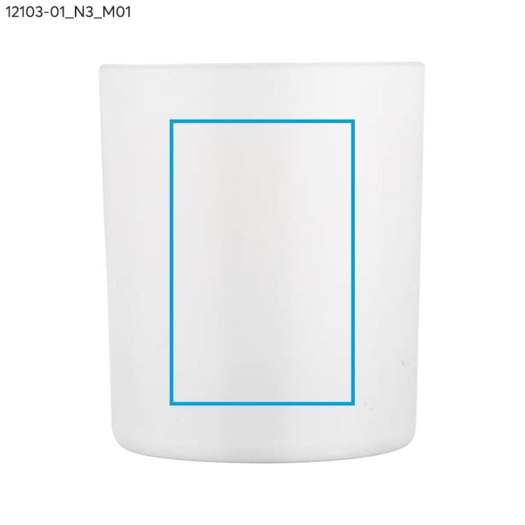 Świeca sojowa 220g - Library - VERA YOUNG biały