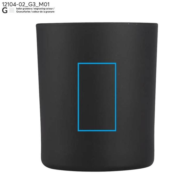 Świeca sojowa 220g - Black Pomegranate - VERA YOUNG czarny