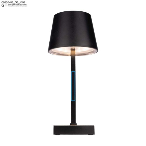 Lampka biurowa VIDIA czarny