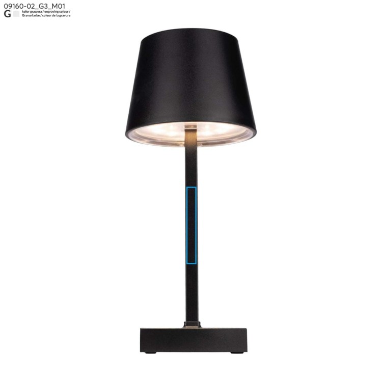 Lampka biurowa VIDIA czarny