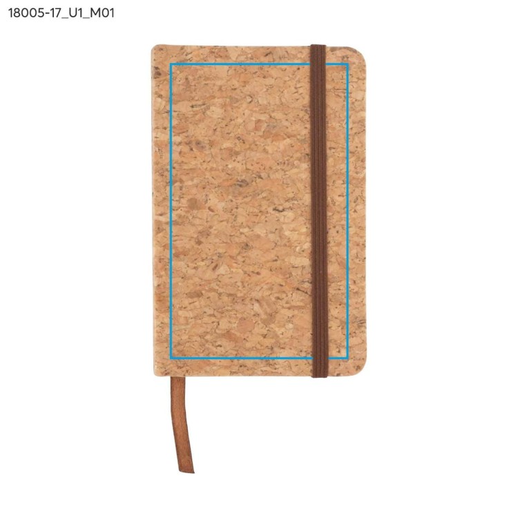 Notes CORA A6 beżowy (naturalny)