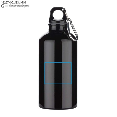 Butelka aluminiowa TREKO 500 ml czarny