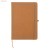Notes z recyklingowanego PU, GLITZO A5 brązowy