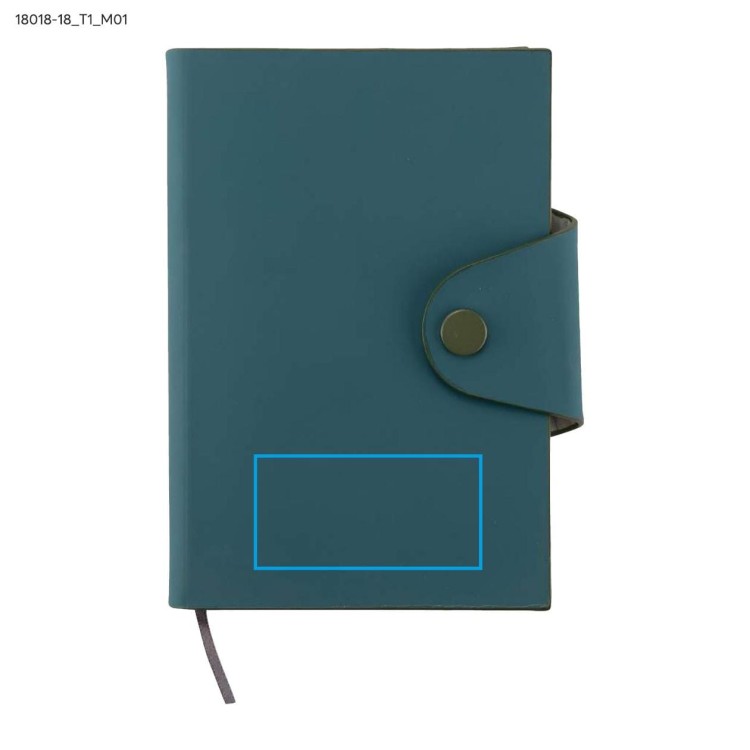 Notes MISI A6 zielony butelkowy