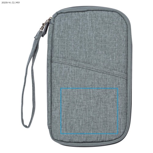 Portfel podróżny MARCO popielaty (szary)