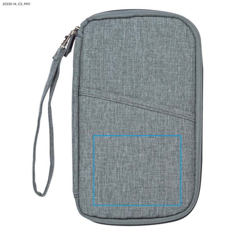 Portfel podróżny MARCO popielaty (szary)