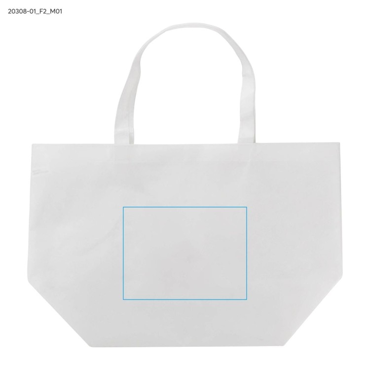 Torba na zakupy RPET TEAR biały