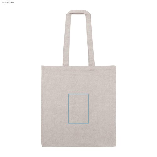 Torba bawełniana MELANGE 140g popielaty (szary)