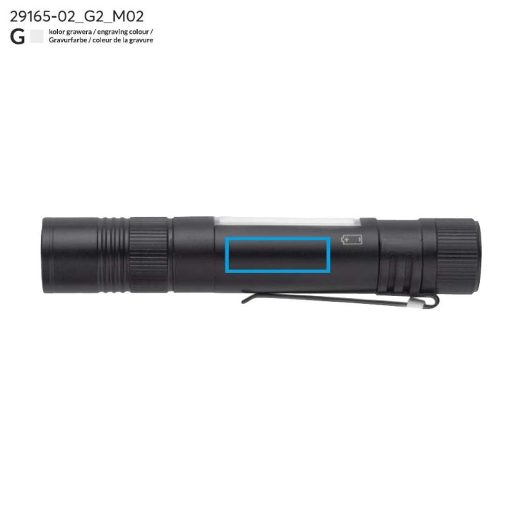 Latarka COB MAESTRO czarny