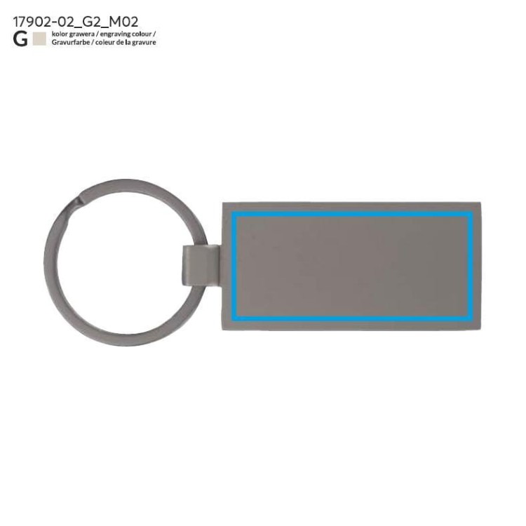 Brelok PORTE grafitowy