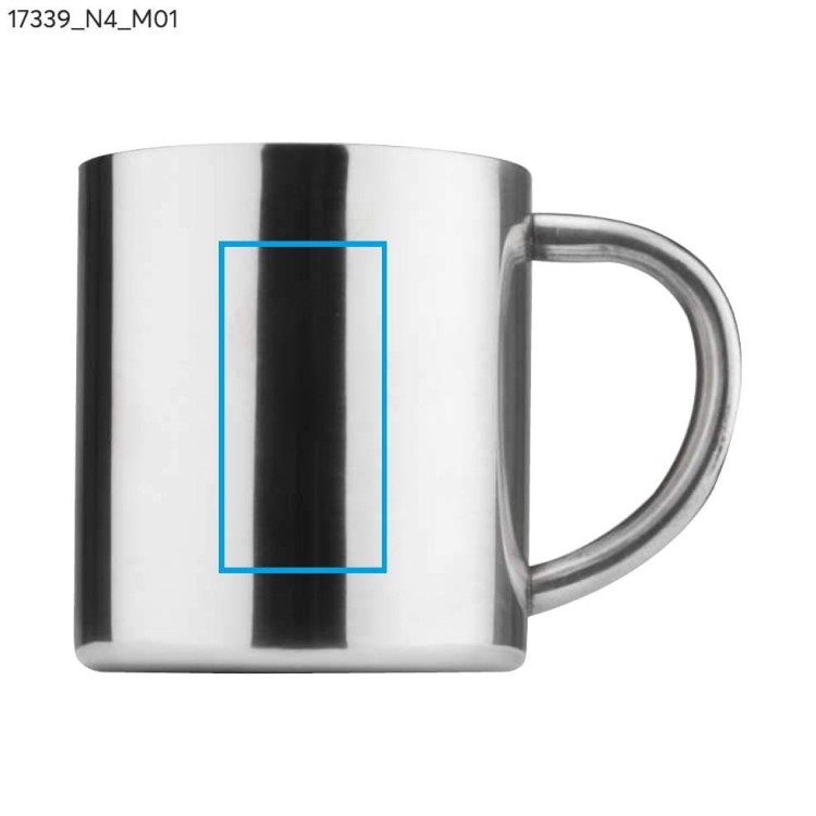 Kubek SALO 210 ml srebrny