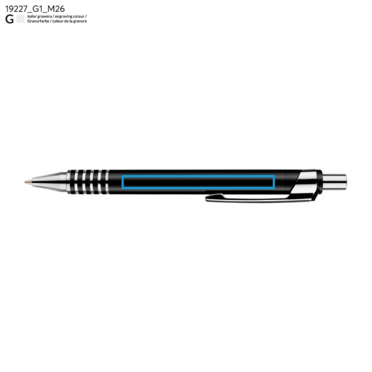 Zestaw piśmienniczy DAKOTA czarny