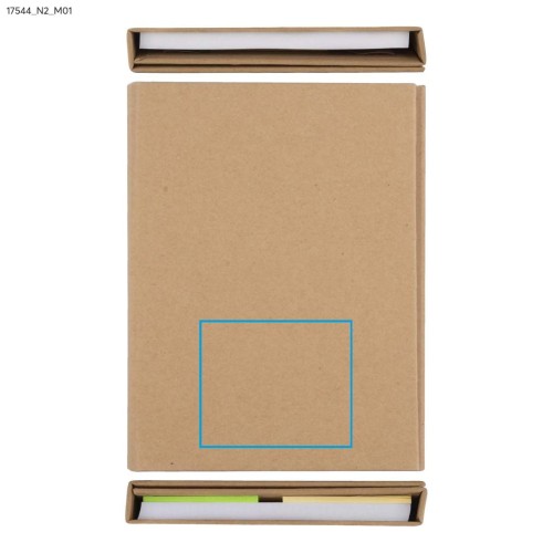 Notes składany TRIPLO A6 beżowy (naturalny)