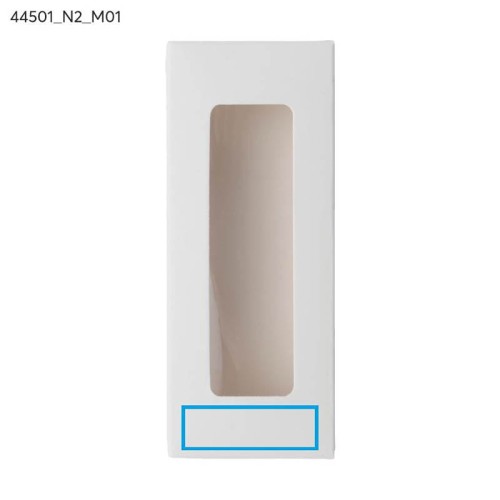 Kartonik do pamięci z małą wytłoczką biały