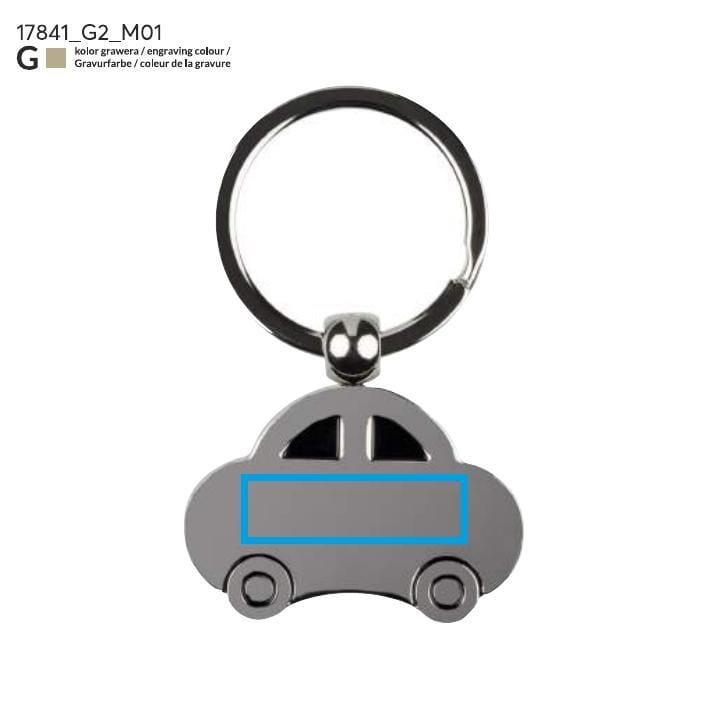 Brelok AUTO srebrny