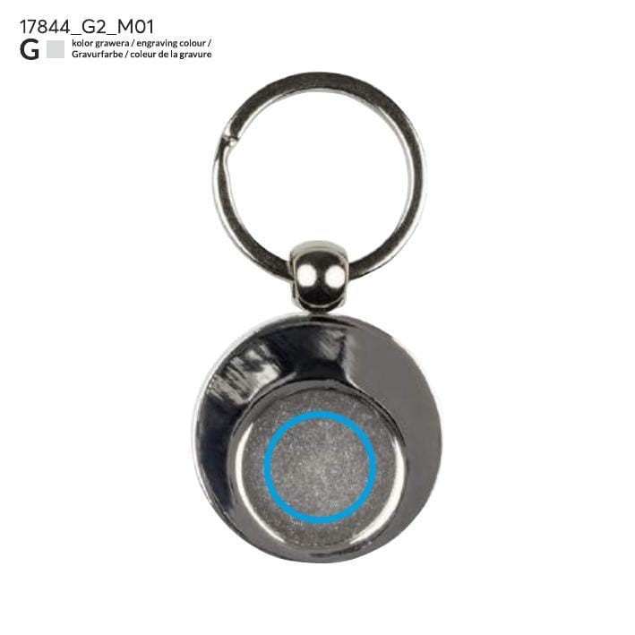 Brelok 2 w 1 SHOPER srebrny