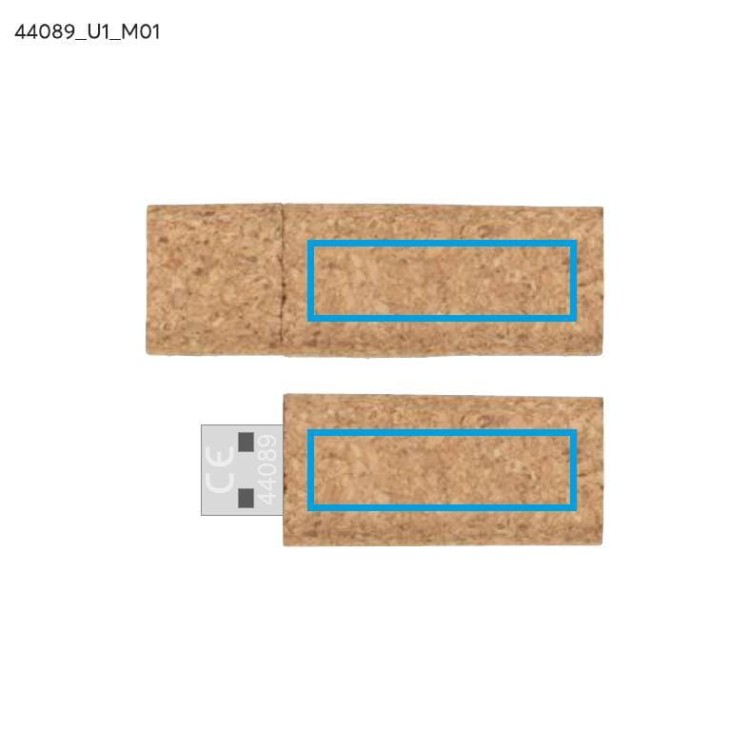 Pamięć USB PORTO 16 GB brązowy