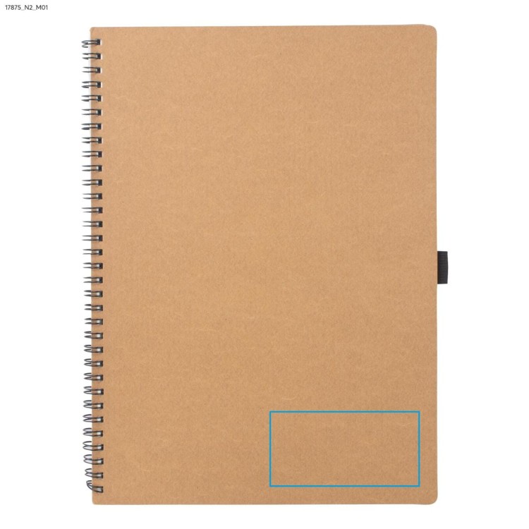 Notes STIN A4 brązowy