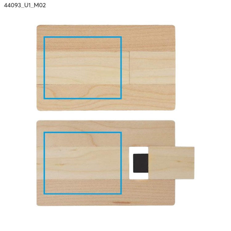 Pamięć USB WOODCART 16 GB brązowy