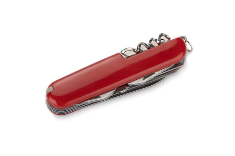 Scyzoryk HIDI czerwony z logo