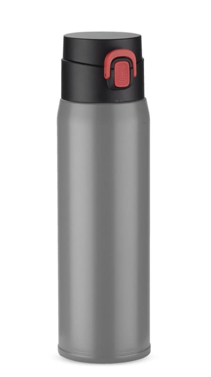 Kubek termiczny FADE 420 ml popielaty (szary) z logo