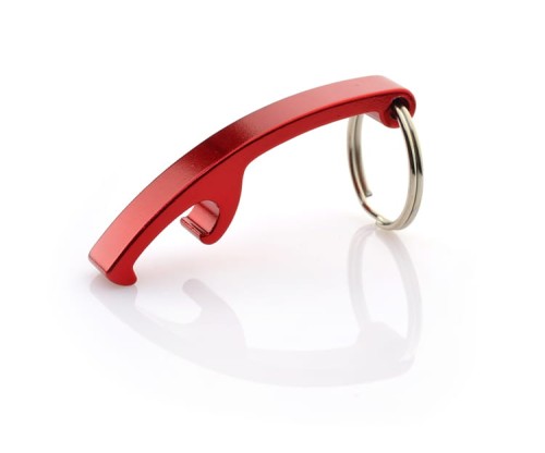 Brelok 2 w 1 ABRI czerwony z logo