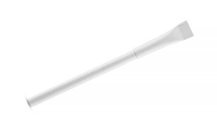 Długopis papierowy PINKO biały z logo
