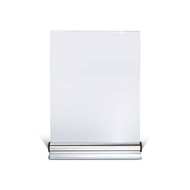 Stojak akrylowy A6 Omni, informacyjny na ulotki, plakaty, broszury