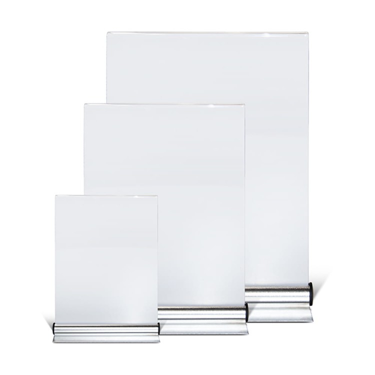 Stojak akrylowy A5 Omni, informacyjny na ulotki, plakaty, broszury