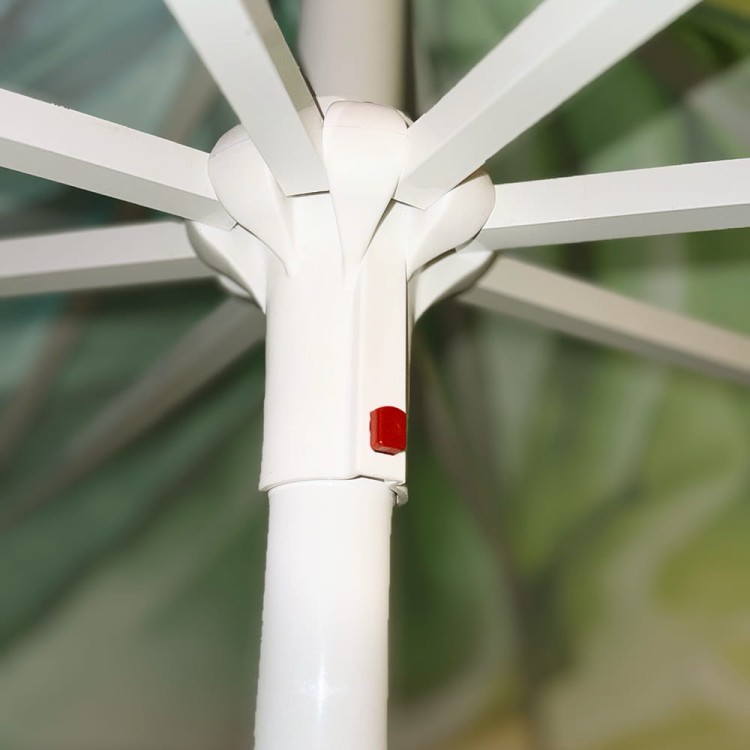 Parasol gastronomiczny 2x2 - okrągły z indywidualnym nadrukiem ogrodowy barowy parasol restauracyjny piwny handlowy parasol hotelowy parasol reklamowy