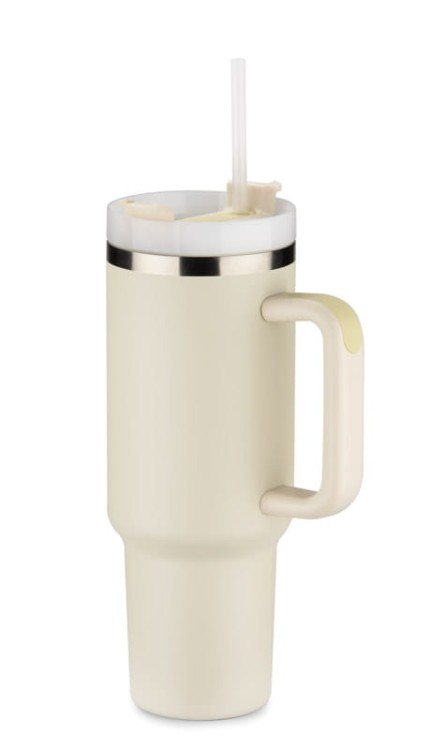 Kubek termiczny STANLI 1000 ml beżowy (naturalny) z logo