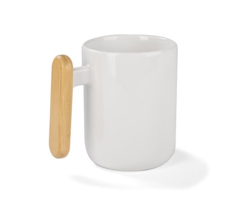 Kubek ceramiczny VAYS biały z logo