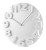 Zegar ścienny MAURO biały z logo