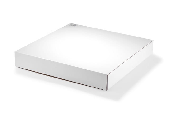 Zegar ścienny MAURO biały z logo