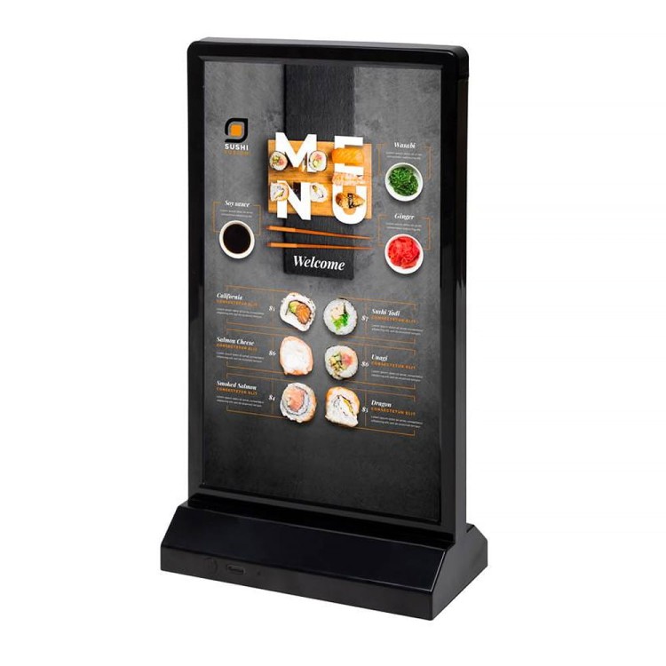 Podświetlany stojak na ulotki DL