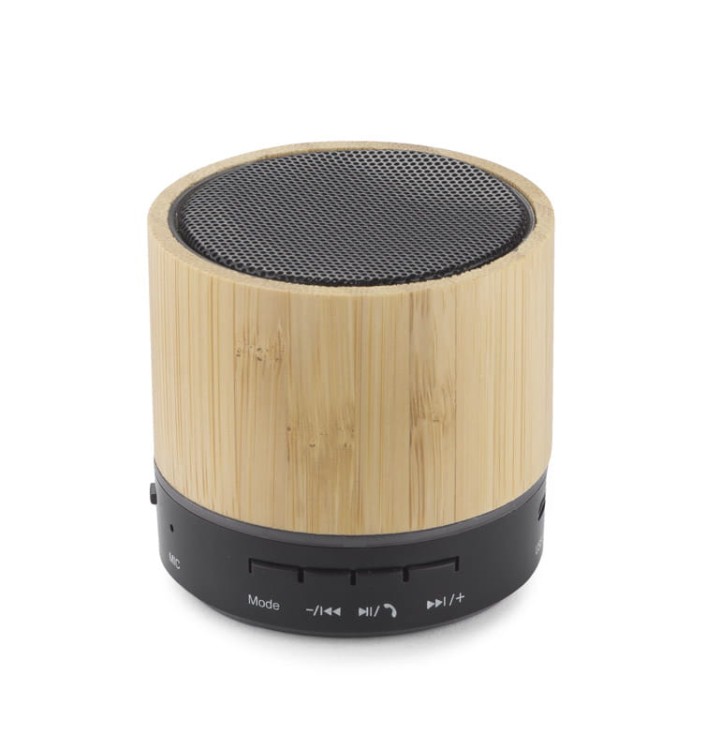 Głośnik bezprzewodowy EMO brązowy z logo