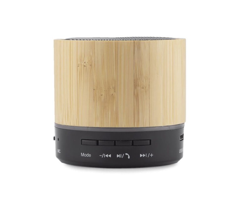 Głośnik bezprzewodowy EMO brązowy z logo