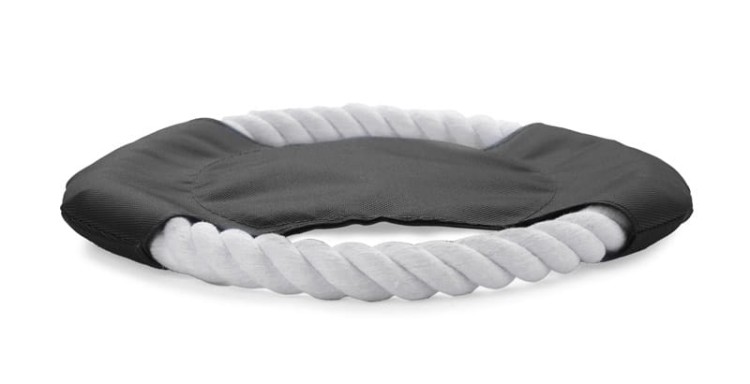 Frisbee dla psa RINGO czarny z logo