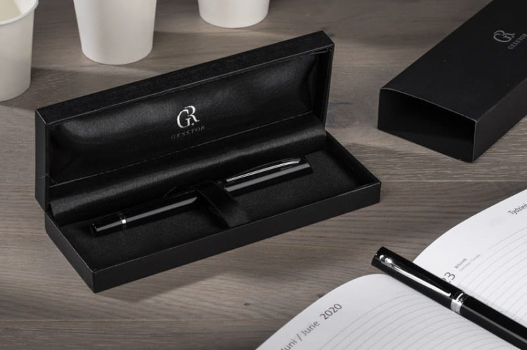 Zestaw piśmienniczy VERMONT czarny