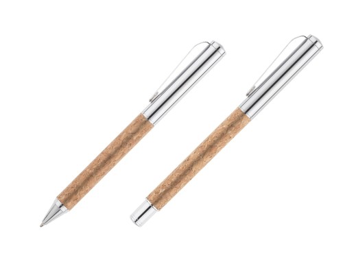 Zestaw piśmienniczy KANSAS brązowy