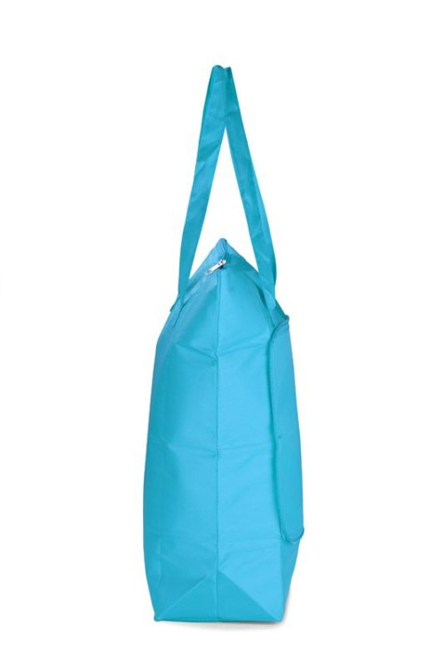 Torba składana PINO niebieski z logo