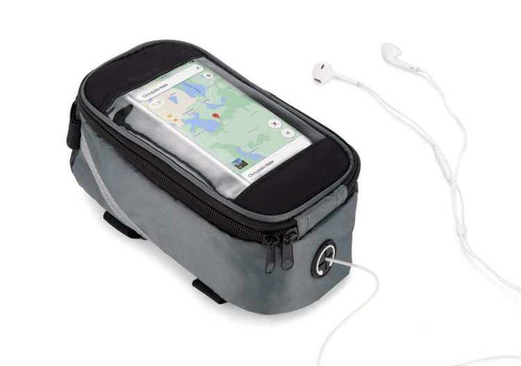 Torebka rowerowa VELO grafitowy z logo