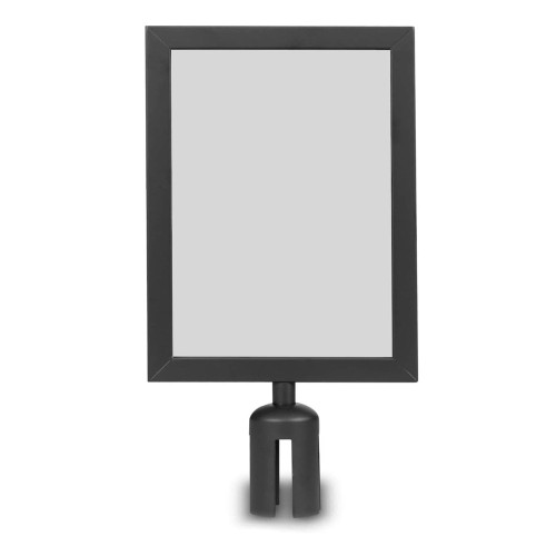 Dwustronna ramka A4 na słupek typu P-EXTBE - czarna