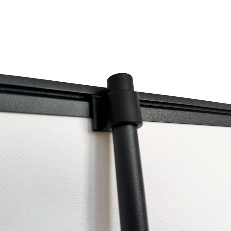 Maszt i listwa górna do Rollup Wasp Black 85 x 200 cm stojak reklamowy rozwijany z opcją wydruku